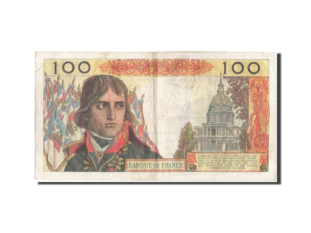 Francia, 100 Nouveaux Francs, 100 NF 1959-1964 ''Bonaparte'', 1962, KM:144a,...