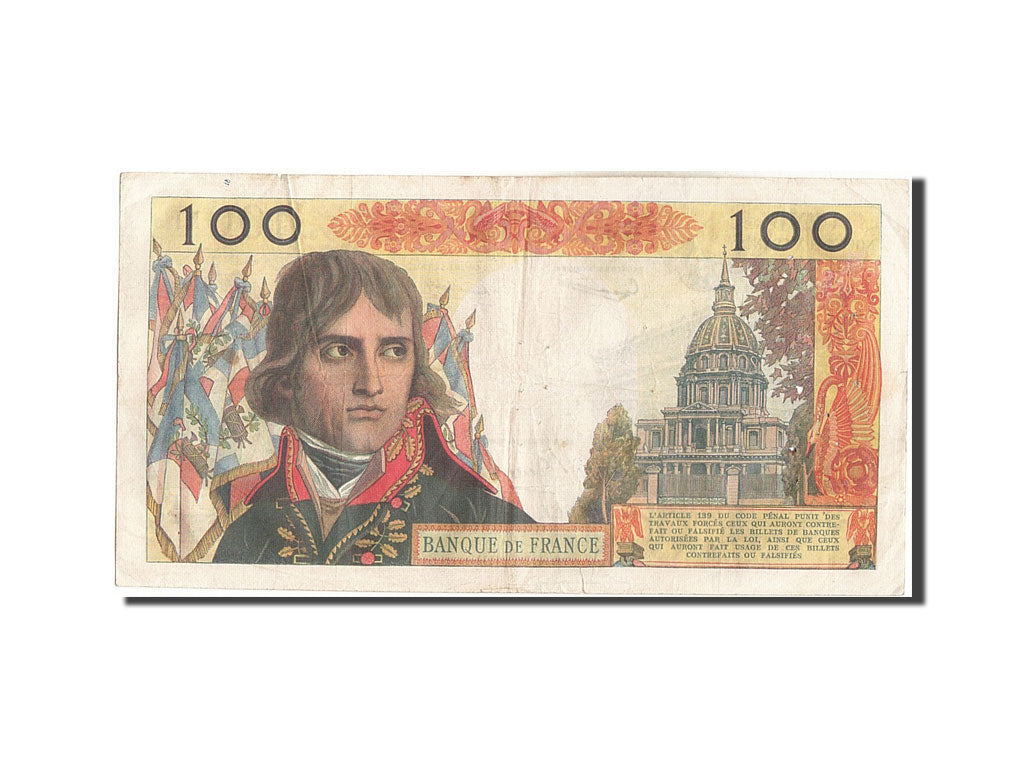 France, 100 Nouveaux Francs, 100 NF 1959-1964 ''Bonaparte'', 1962, KM #144a,...