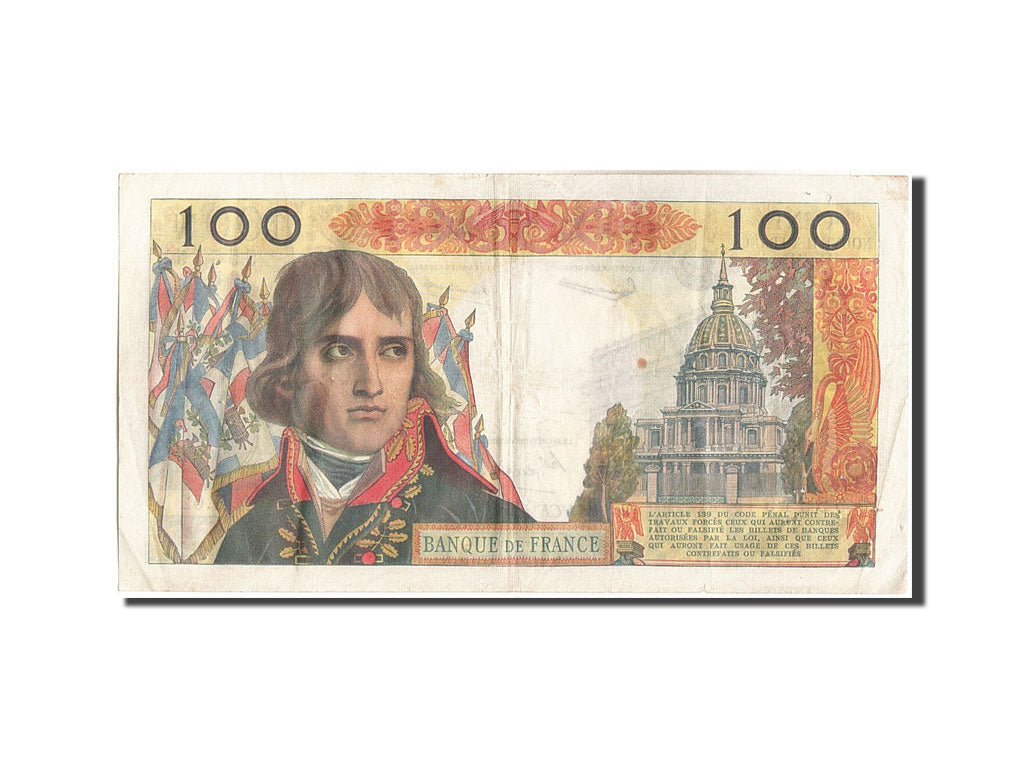 France, 100 Nouveaux Francs, 100 NF 1959-1964 ''Bonaparte'', 1960, KM #144a,...