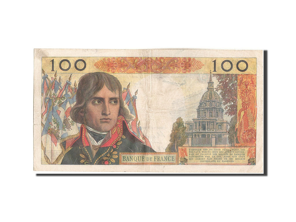 France, 100 Nouveaux Francs, 100 NF 1959-1964 ''Bonaparte'', 1961, KM #144a,...