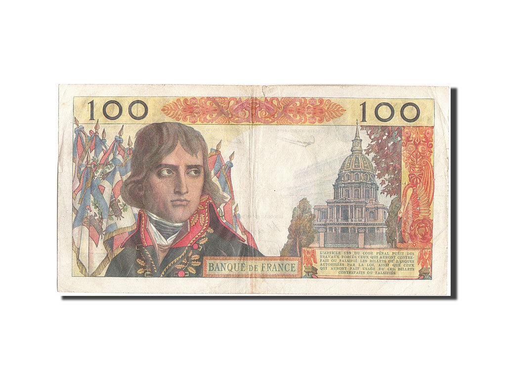 France, 100 Nouveaux Francs, 100 NF 1959-1964 ''Bonaparte'', 1960, KM #144a,...