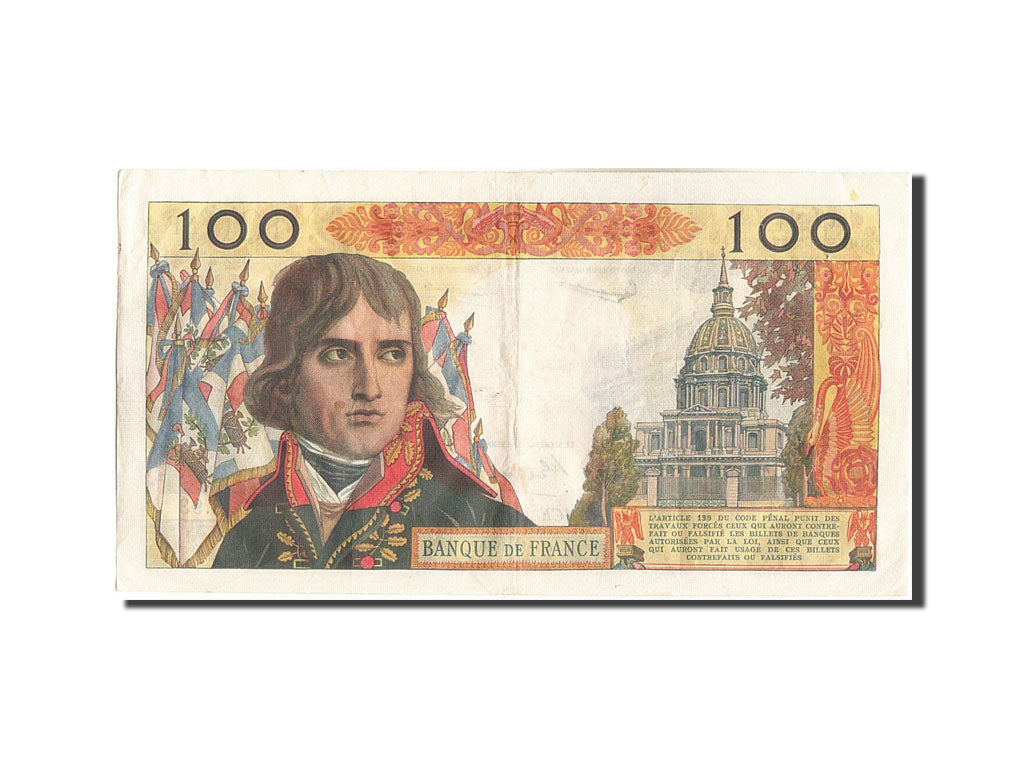 France, 100 Nouveaux Francs, 100 NF 1959-1964 ''Bonaparte'', 1960, KM #144a,...