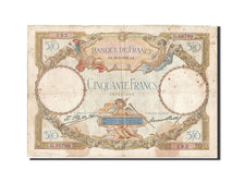 Banknot, Francja, 50 Francs Luc Olivier Merson, 1932, VF(20-25)