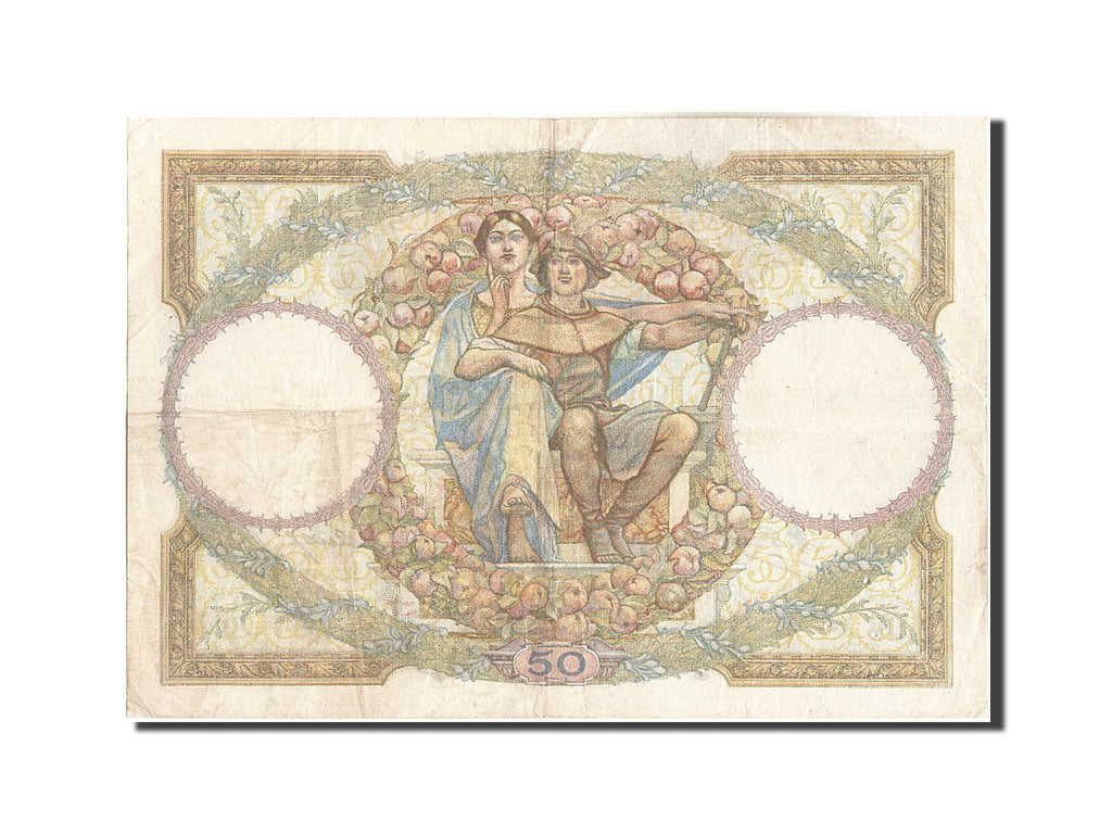Banknote, France, 1000 Francs, 50 F 1927-1934 ''Luc Olivier Merson'', 1931