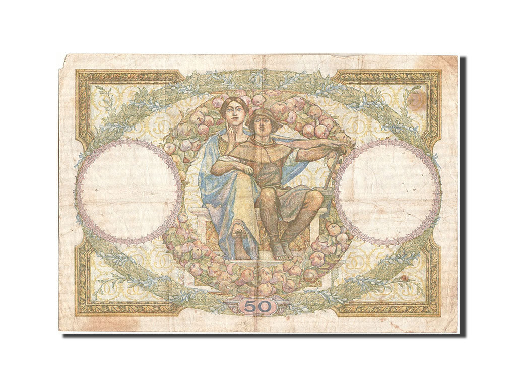 Banknote, France, 1000 Francs, 50 F 1927-1934 ''Luc Olivier Merson'', 1933