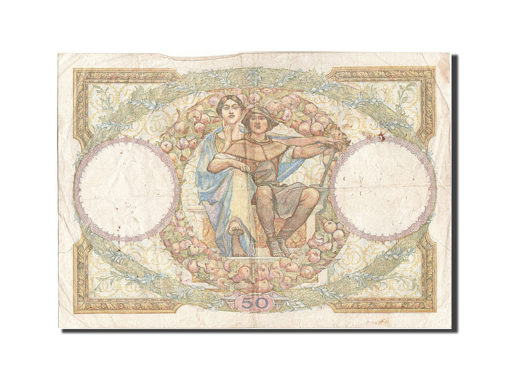 Biljet, Frankrijk, 1000 Francs, 50 F 1927-1934 ''Luc Olivier Merson'', 1933