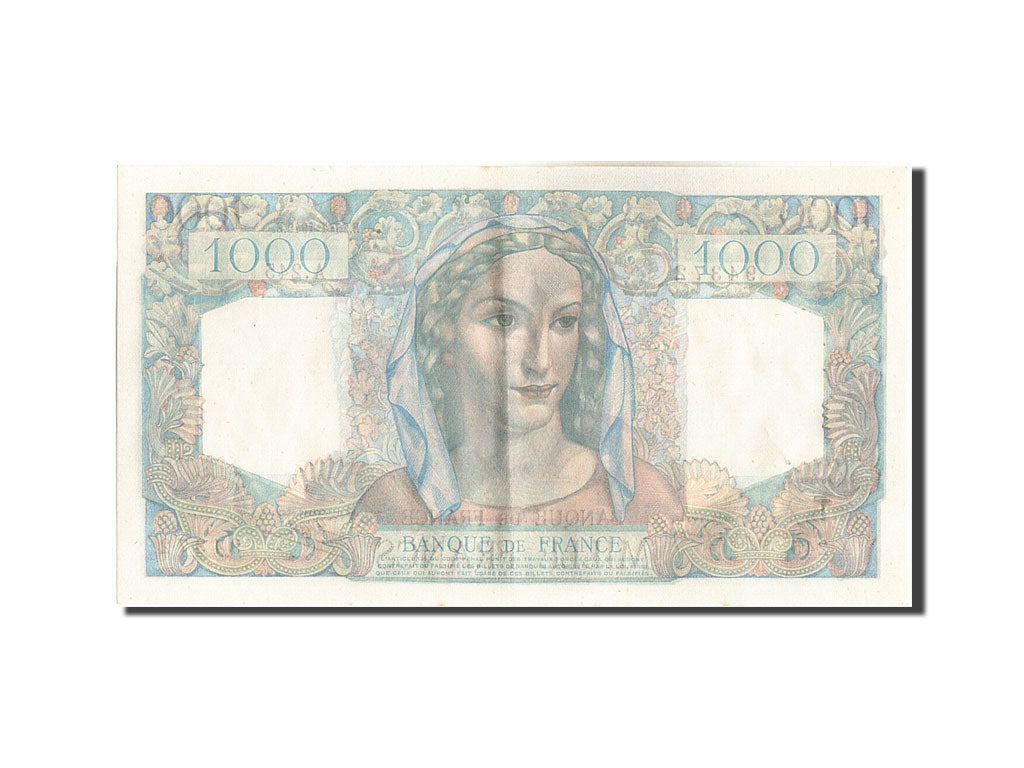 Banknote, France, 1000 Francs, 1 000 F 1945-1950 ''Minerve et Hercule'', 1946