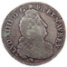 FRANCE, 1/2 Écu aux 8L 2e type, 1/2 Ecu, 1704, Lyons, VF(30-35), Silver, Gadoury