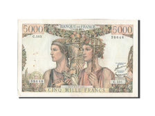 France, 5000 Francs, 5 000 F 1949-1957 ''Terre et Mer'', 1952, KM #131c,...