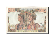 France, 5000 Francs, 5 000 F 1949-1957 ''Terre et Mer'', 1949, KM #131a,...