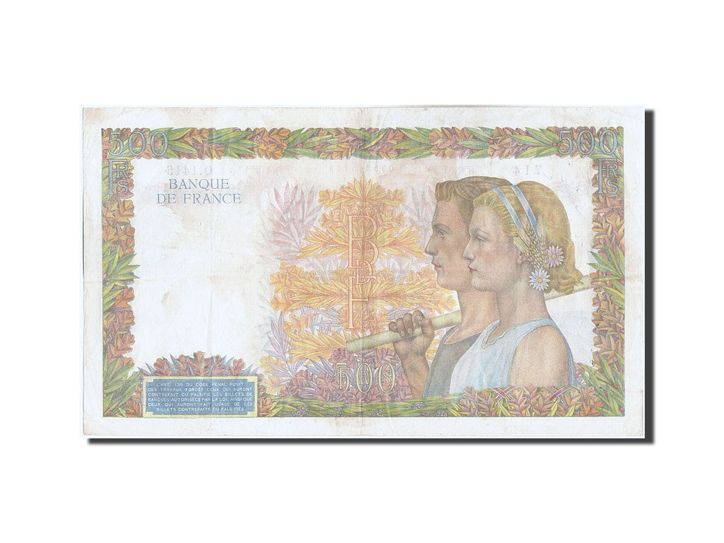 500 francs type La Paix