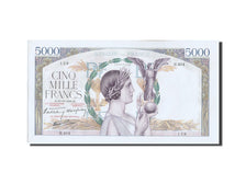 Banknot, Francja, 5000 Francs, Victoire, 1939, 1939-10-19, EF(40-45)