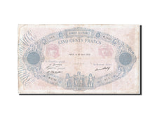 France, 500 Francs, 500 F 1888-1940 ''Bleu et Rose'', 1928, KM #66k,...