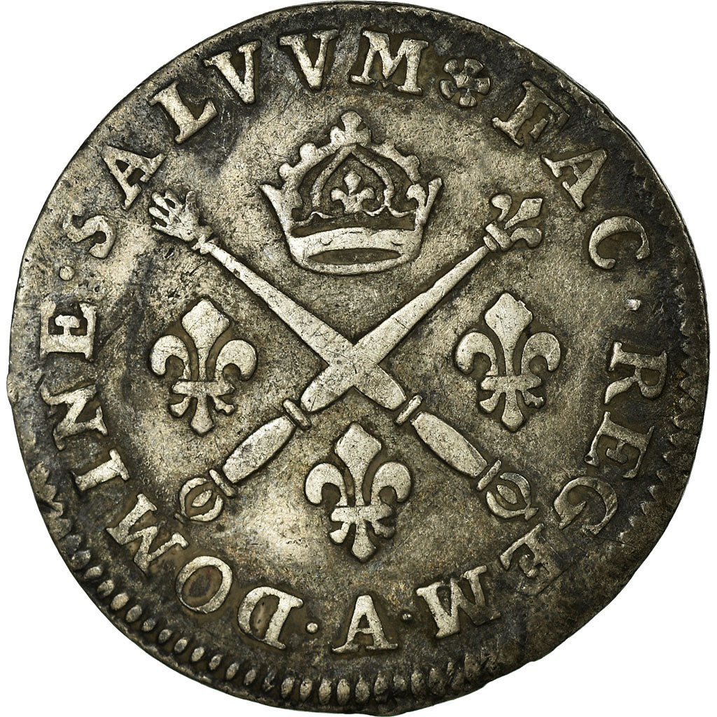 Coin, France, Louis XIV, 10 Sols aux insignes, 10 Sols-1/8 Ecu, 1704, Paris