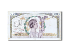 France, 5000 Francs, 5 000 F 1934-1944 ''Victoire'', 1941, KM #97c, 1941-11-13,.