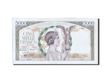 Banknot, Francja, 5000 Francs, Victoire, 1940, 1940-12-19, EF(40-45)