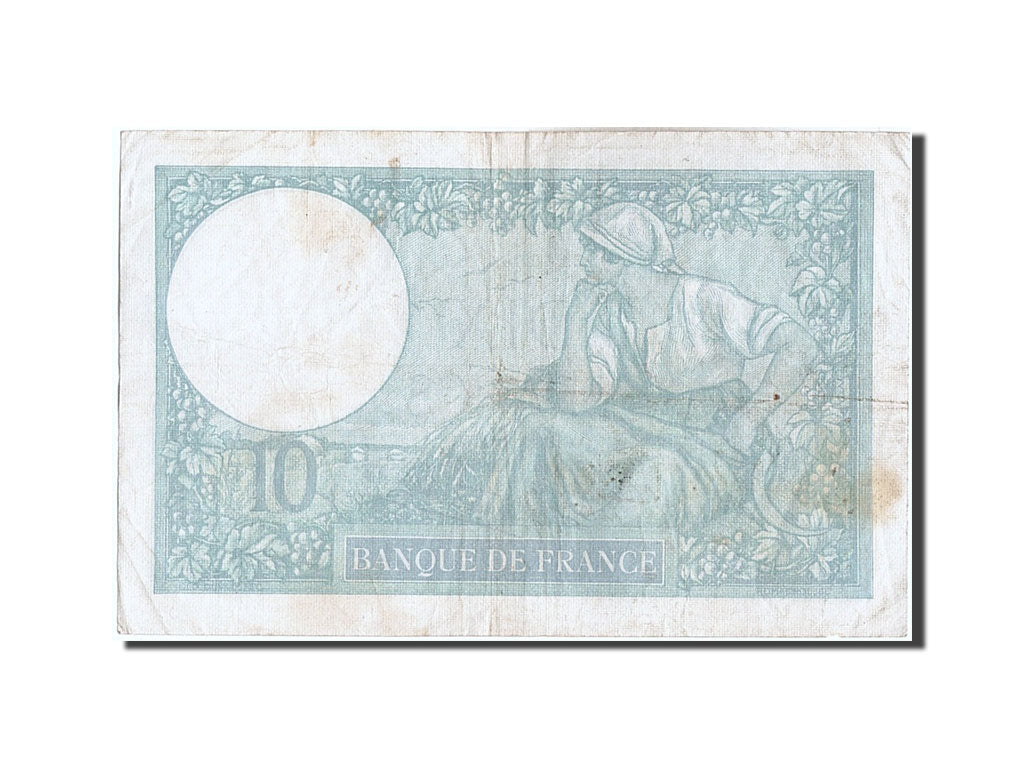 Geldschein, Frankreich, 10 Francs, 10 F 1916-1942 ''Minerve'', 1941, 1941-06-19