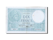 France, 10 Francs, 10 F 1916-1942 ''Minerve'', 1939, KM #84, 1939-10-26,...