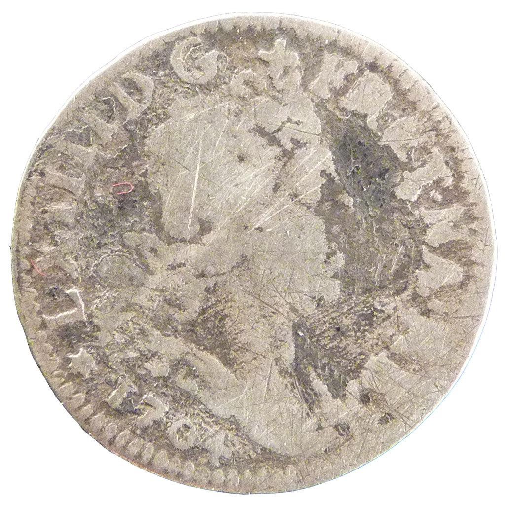 LOUIS XIV, 5 Sols aux Insignes