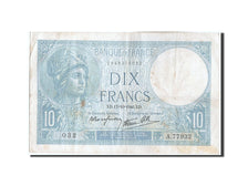 Billete, Francia, 10 Francs, 10 F 1916-1942 ''Minerve'', 1940, 1940-10-17, BC+
