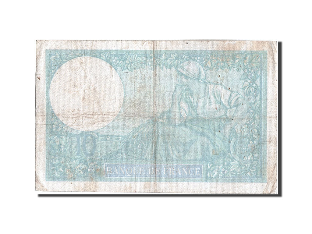 Biljet, Frankrijk, 10 Francs, 10 F 1916-1942 ''Minerve'', 1940, 1940-09-26, TB