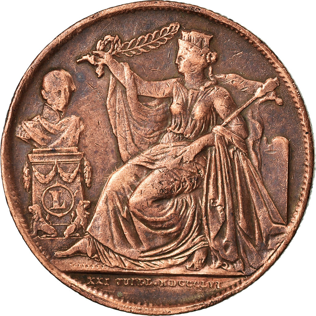Belgium, Medal, Léopold Ier, 25ème Anniversaire de l'Inauguration du Roi