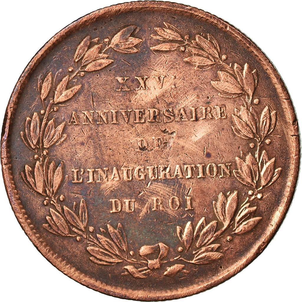 Belgium, Medal, Léopold Ier, 25ème Anniversaire de l'Inauguration du Roi