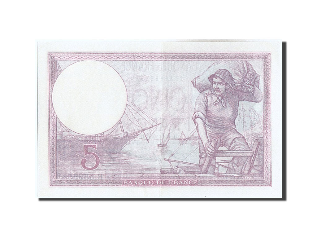 Biljet, Frankrijk, 5 Francs, 5 F 1917-1940 ''Violet'', 1933, 1933-06-08, SUP