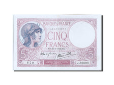 France, 5 Francs, 5 F 1917-1940 ''Violet'', 1939, KM #83, 1939-07-27,...