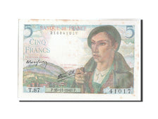 Banknote, France, 5 Francs, 5 F 1943-1947 ''Berger'', 1943, 1943-11-25