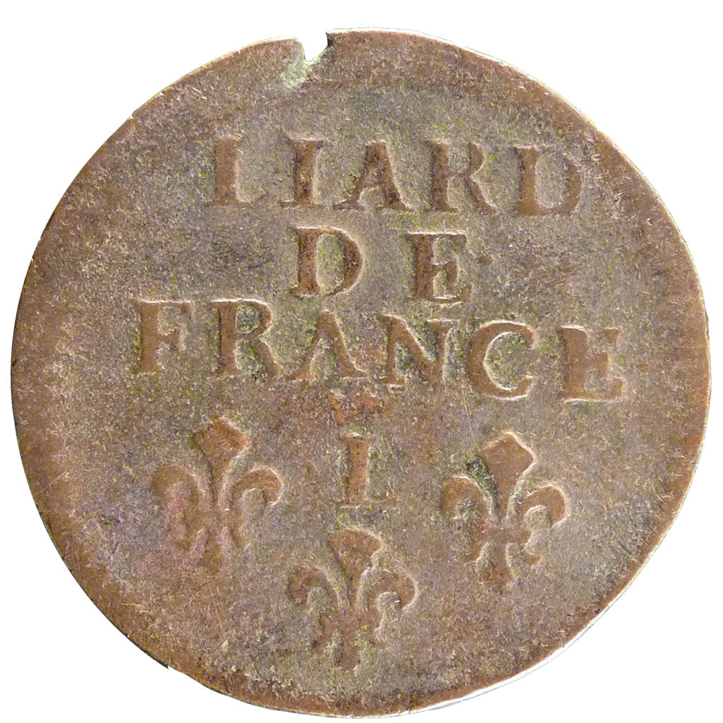 FRANCE, Liard de France au buste âgé, troisième type, Liard, 1695, Lille, VF(...
