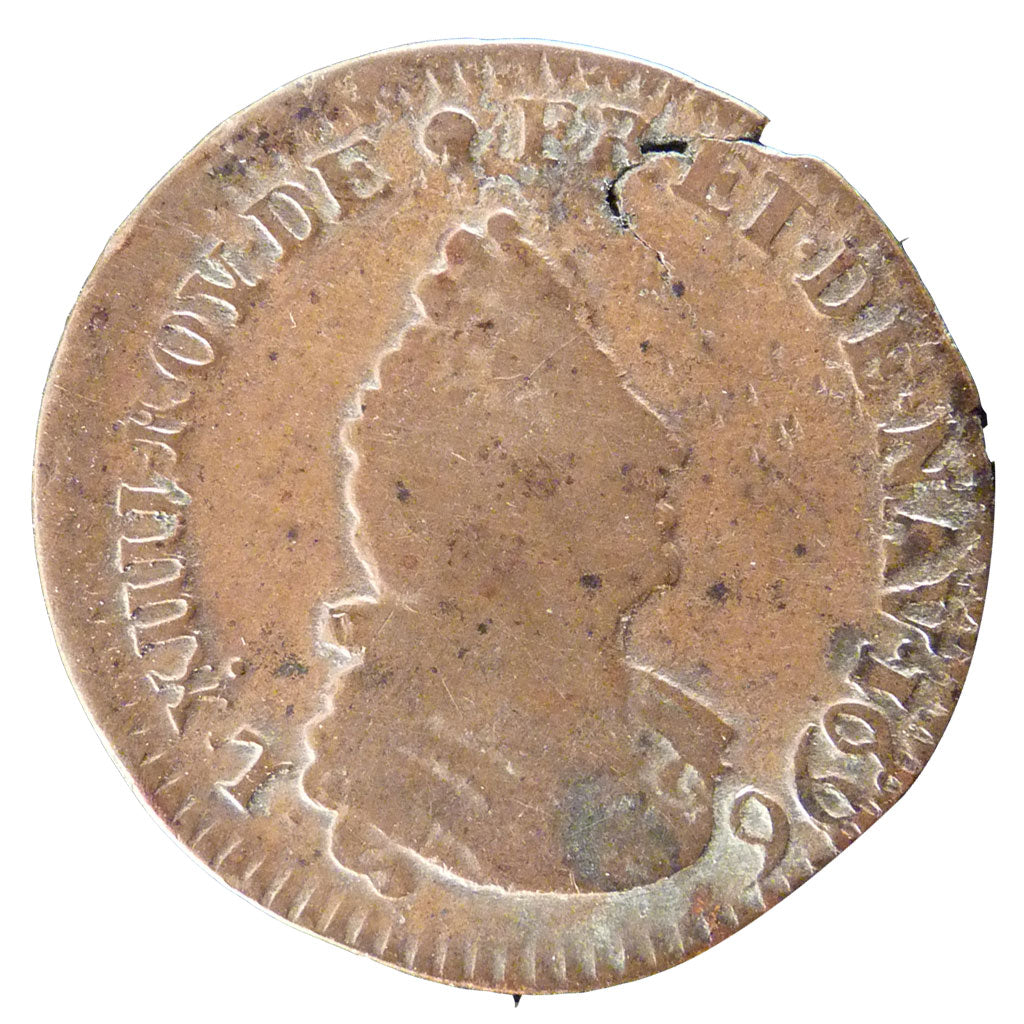 FRANCE, Liard de France au buste âgé, troisième type, Liard, 1696, Lille, VF(...