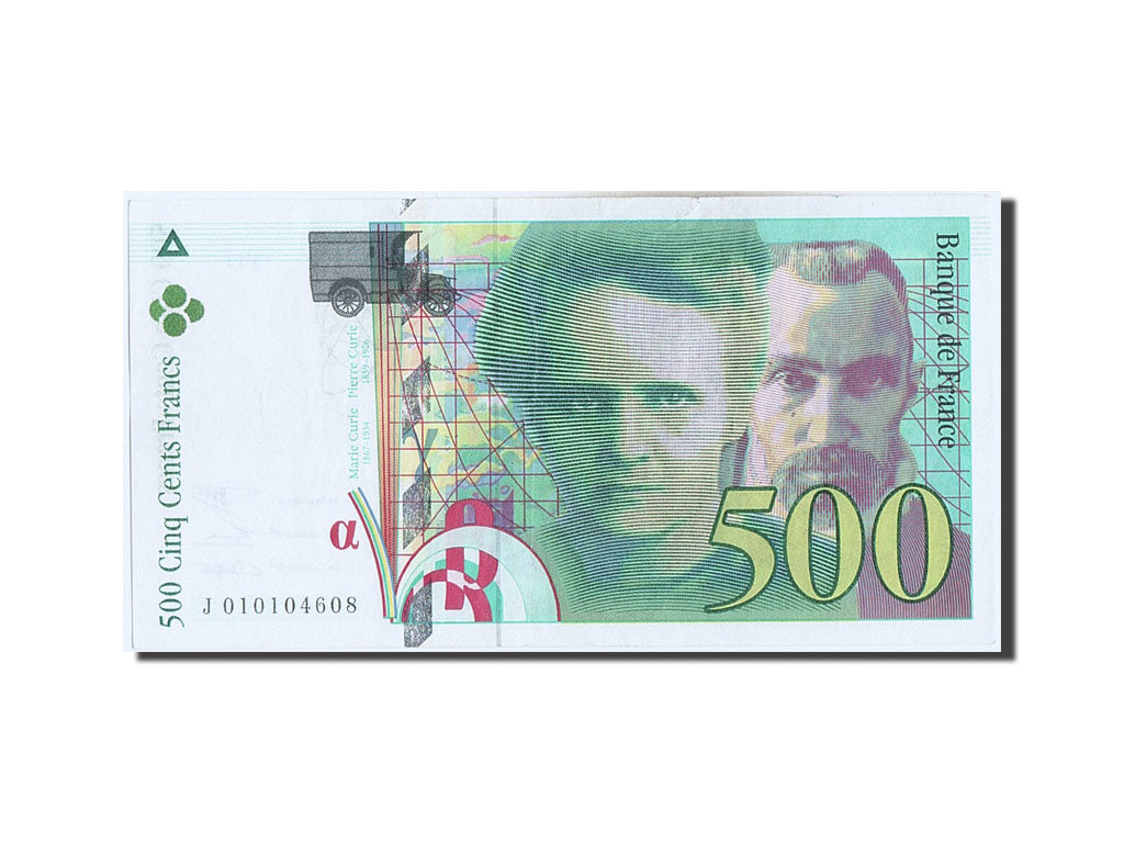 Francia, 500 Francs, 500 F 1994-2000 ''Pierre et Marie Curie'', 1994, KM:160a...