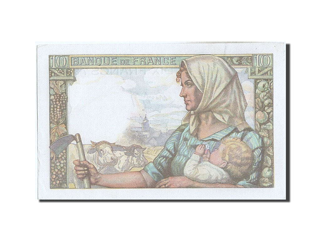 Banknote, France, 10 Francs, 10 F 1941-1949 ''Mineur'', 1942, 1942-11-26