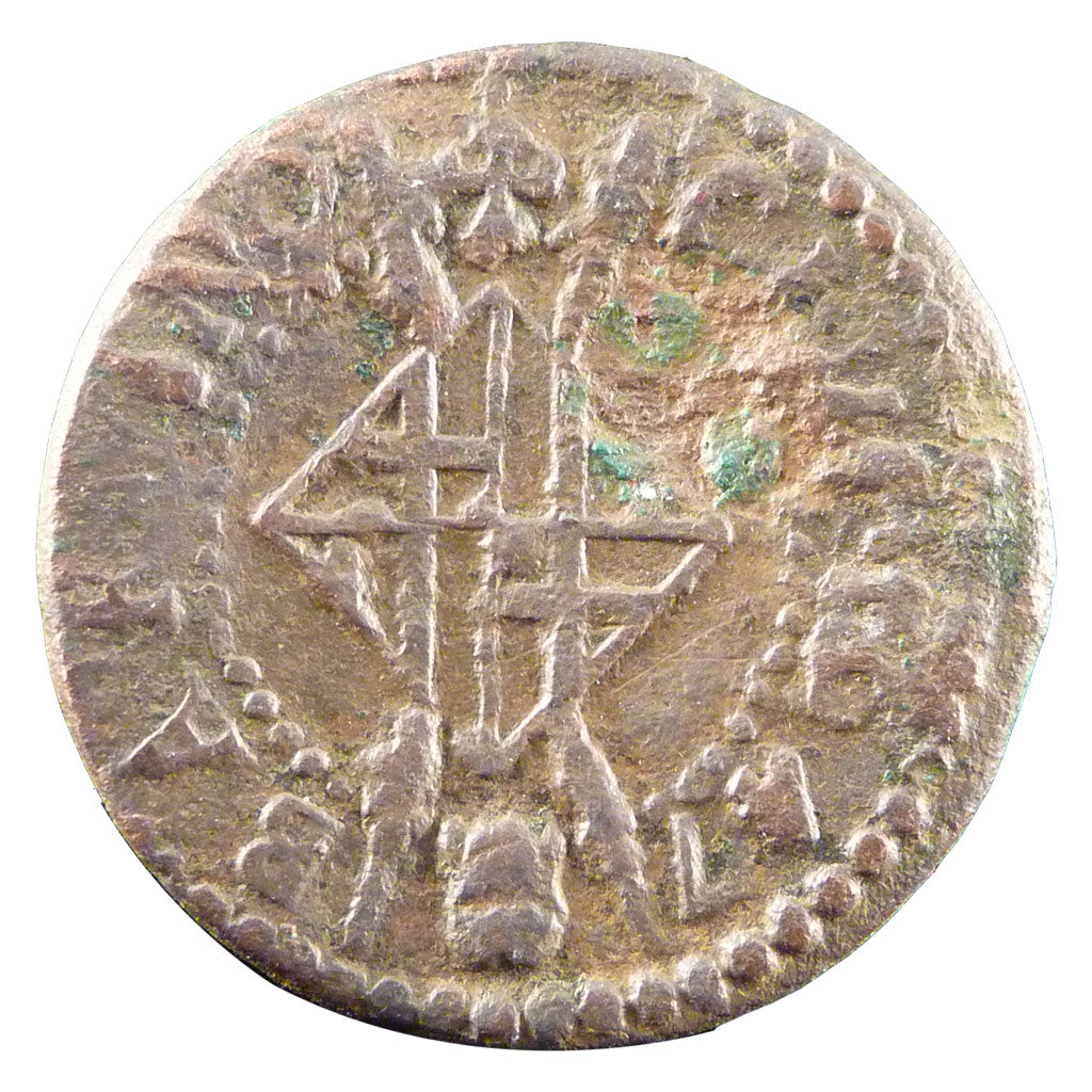 Francia, Seizain, 1647, MB, Rame
