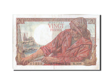 Francia, 20 Francs, 20 F 1942-1950 ''Pêcheur'', 1944, KM:100a, 1944-02-10, M...
