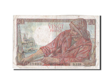 France, 20 Francs, 20 F 1942-1950 ''Pêcheur'', 1944, KM #100a, 1944-05-17, V...