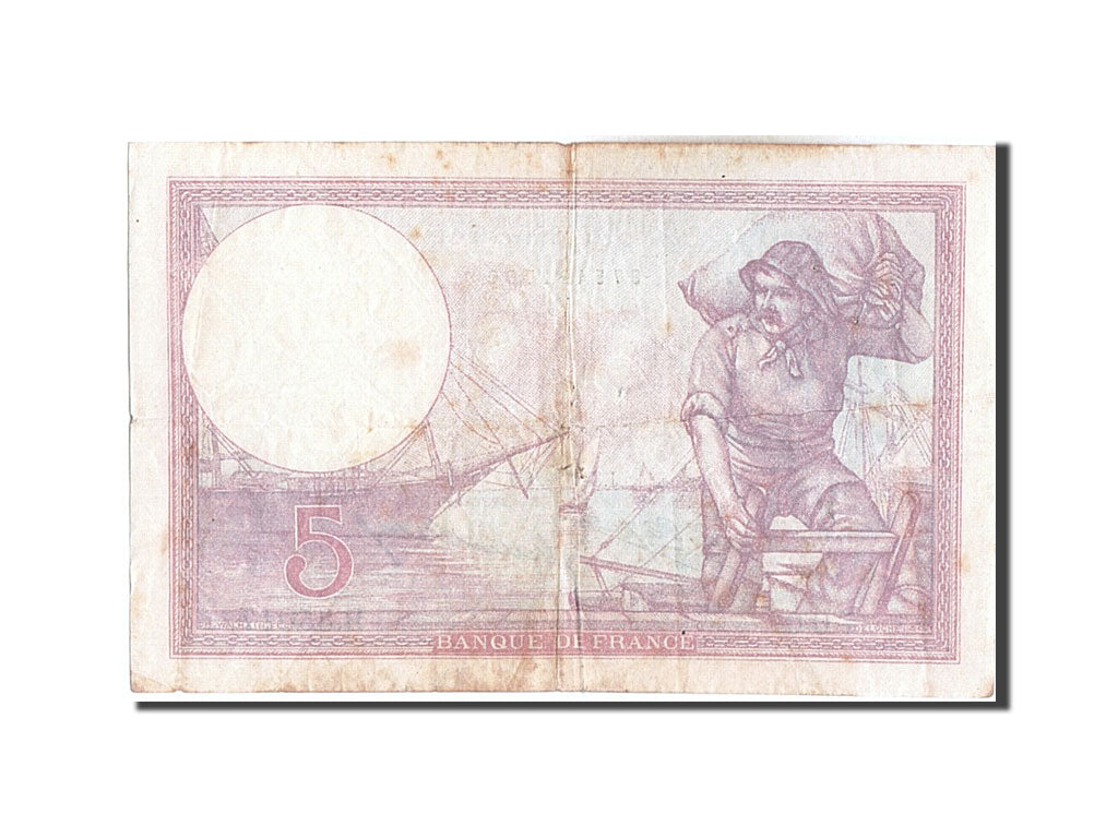 Billet, France, 5 Francs, 5 F 1917-1940 ''Violet'', 1928, 1928-07-03, TB