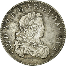 Frankreich, Louis XV, 1/3 écu de France, 1721, Rouen, Flan neuf, Silber, SS