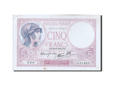 Billet, France, 5 Francs, 5 F 1917-1940 ''Violet'', 1939, TTB+, Fayette:4.7