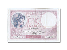 Banknote, France, 5 Francs, 5 F 1917-1940 ''Violet'', 1939, 1939-10-26