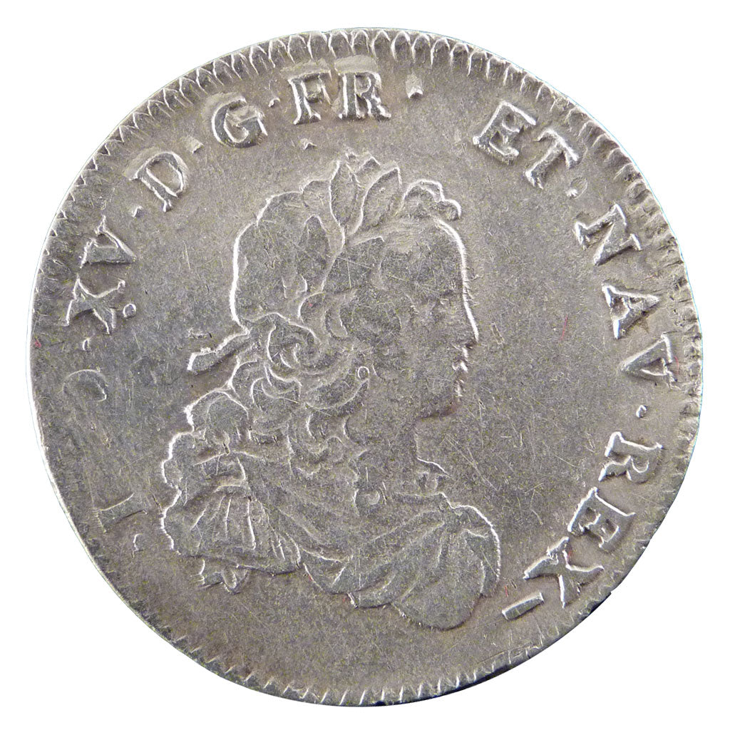 FRANCE, 1/3 Écu de France, 1/3 ECU, 1721, Lille, KM #457.22, EF(40-45), Silver, 