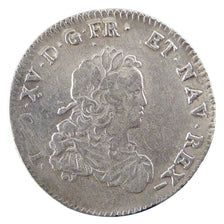 FRANCE, 1/3 Écu de France, 1/3 ECU, 1721, Lille, KM #457.22, EF(40-45), Silver, 