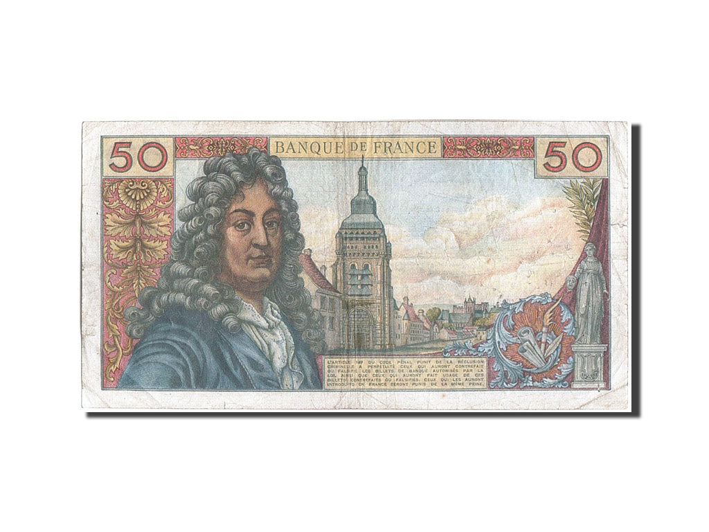 France, 50 Francs, 50 F 1962-1976 ''Racine'', 1962, KM #148a, 1962-12-06,...