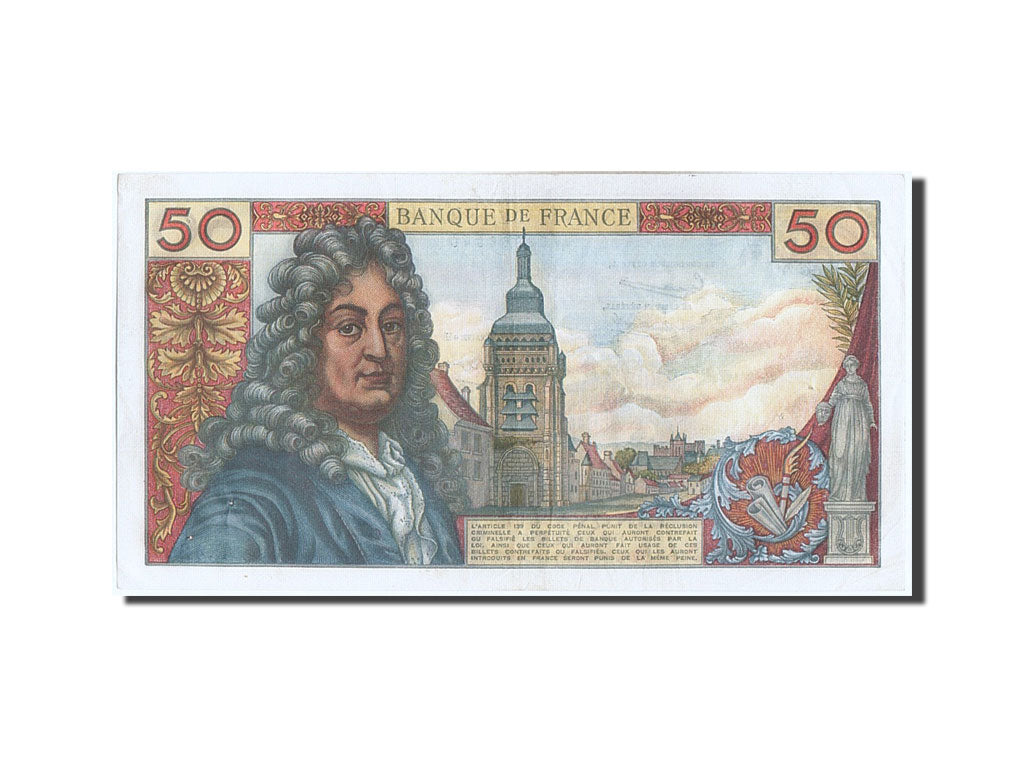 France, 50 Francs, 50 F 1962-1976 ''Racine'', 1963, KM #148a, 1963-02-07,...