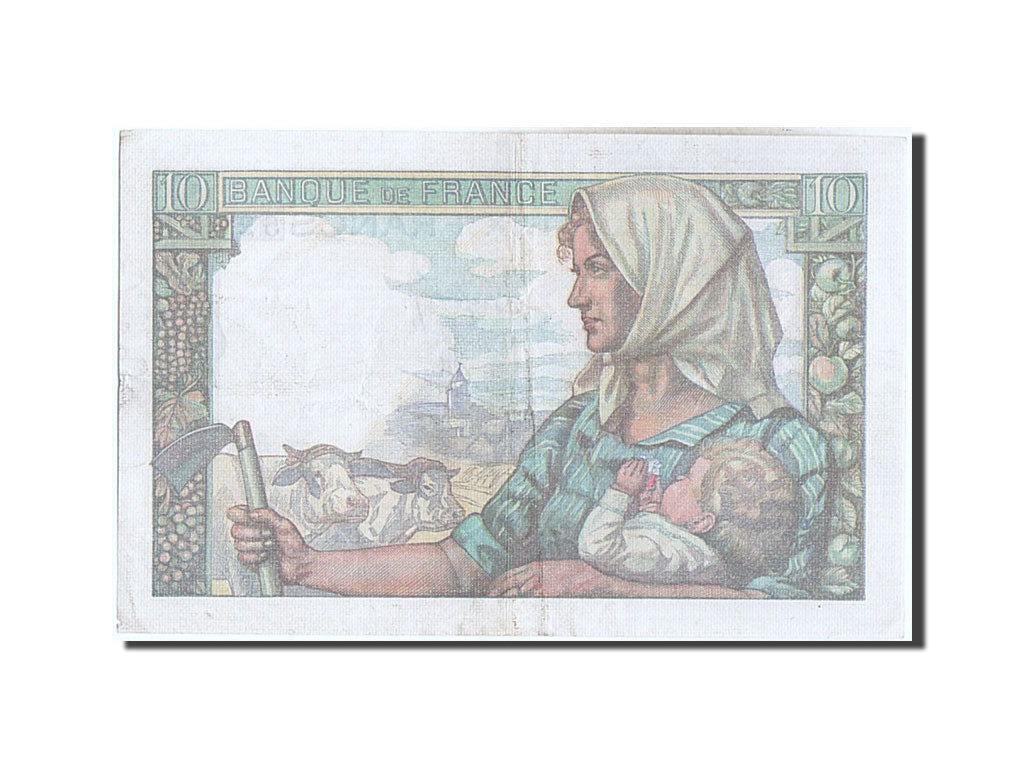 Banknote, France, 10 Francs, 10 F 1941-1949 ''Mineur'', 1942, 1942-06-11