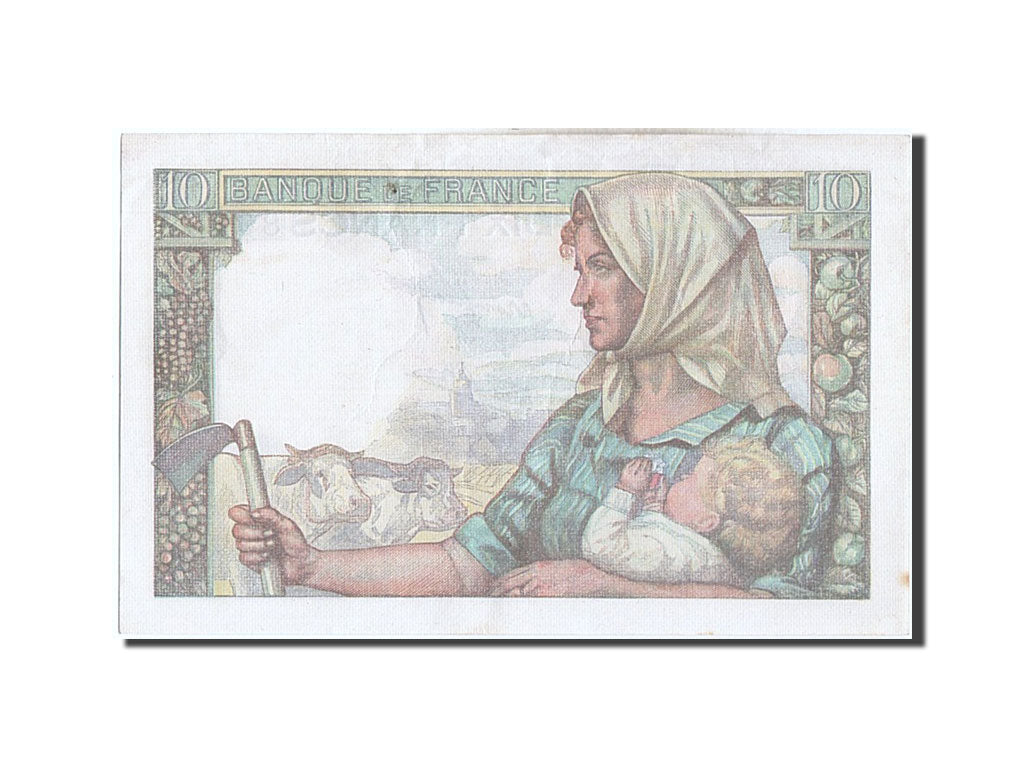 France, 10 Francs, 10 F 1941-1949 ''Mineur'', 1942, KM #99e, 1942-11-26,...