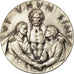 Vaticano, medalla, Jubilé de Rome, 1975, Manfrini, EBC+, Bronce plateado