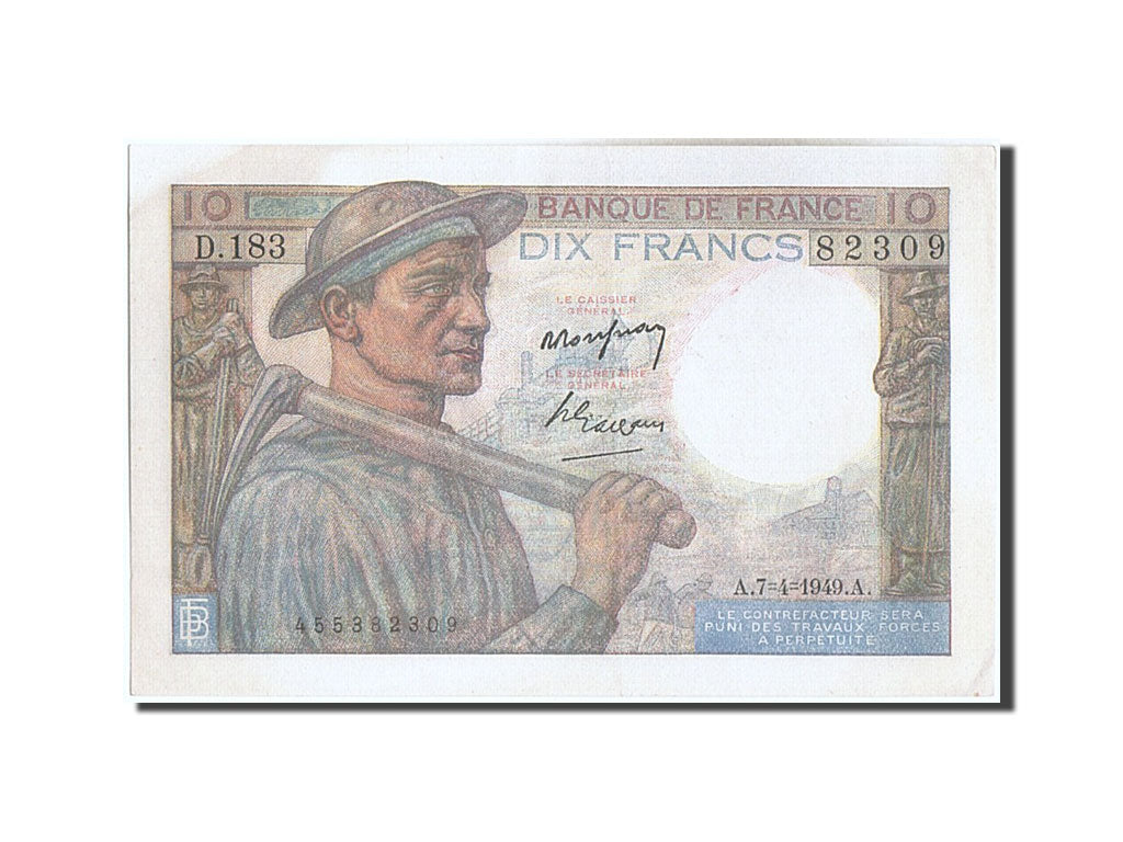 10 Francs type Mineur
