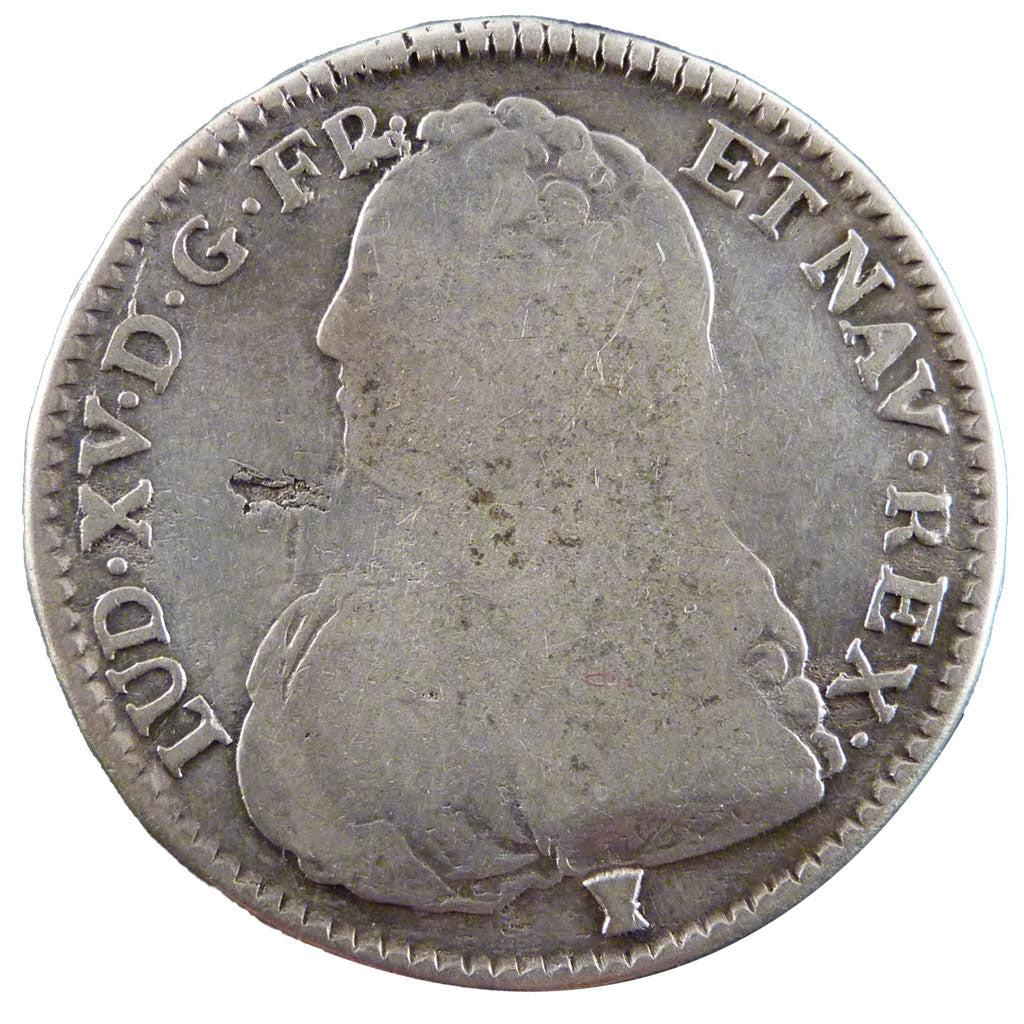 Francia, Louis XV, 1/2 Écu aux branches d'olivier, 1/2 ECU, 44 Sols, 1727, R...